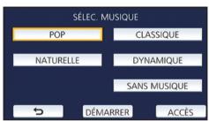 PANASONIC HC-V550 - Touchez l'effet désiré. - 2