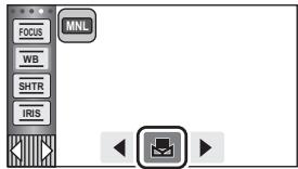 PANASONIC HC-V550 - Pour paramétrer la balance des blancs manuellement - 1