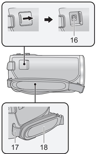 PANASONIC HC-V550 - Noms et fonctions des éléments principaux - 4