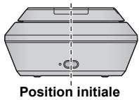 PANASONIC HC-V550 - Installez la tourelle télécommandée de sorte que sa position initiale soit face au sujet. - 1