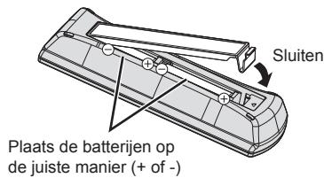 PANASONIC TX-42A400E - De batterijen van de afstandsbedieningplaatsen/verwijderen - 2