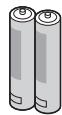 PANASONIC TX-42A400E - Batterier til fjernkontrollen (2) - 1