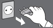 PANASONIC TX-42A400E - Hantering av natakontakten och natsladden - 1