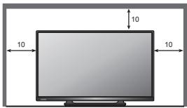 PANASONIC TX-42A400E - Non bloccare le aperture di ventilazione sul retro - 1
