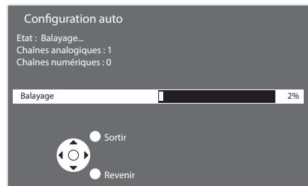 PANASONIC TX-42A400E - Le réglage automatique commence - 1