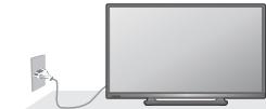 PANASONIC TX-42A400E - Obchodzenie sie z wtyczka i przywodem zasilania - 2