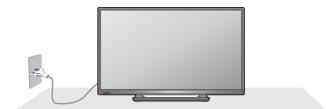 PANASONIC TX-42A400E - Virtapistokkeen ja johdon käsittely - 2
