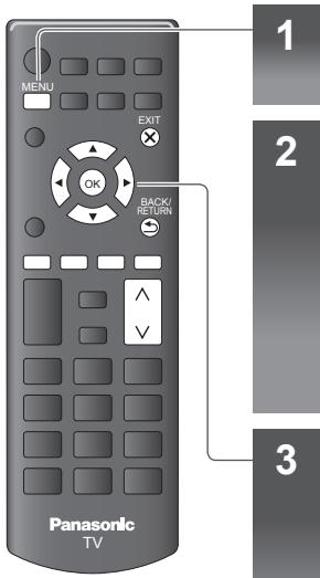 PANASONIC TX-42A400E - Gebrauch der Menüfunktionen - 1