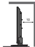 PANASONIC TX-42A400E - Nie blokuj tylnych otworow wentylacyjnych - 2