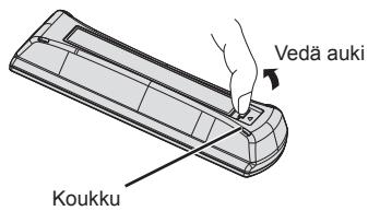PANASONIC TX-42A400E - Kaukosätimen paristojen asentaminen ja poistaminen - 1