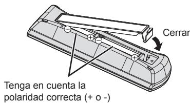 PANASONIC TX-42A400E - Instalación / extracción de las pilas del mando a distancia - 2