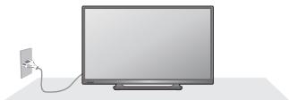 PANASONIC TX-42A400E - Manipulation de la fiche et du cordon d'alimentation - 2