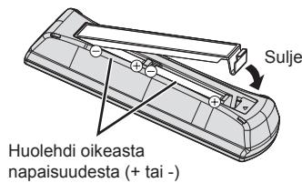 PANASONIC TX-42A400E - Kaukosätimen paristojen asentaminen ja poistaminen - 2