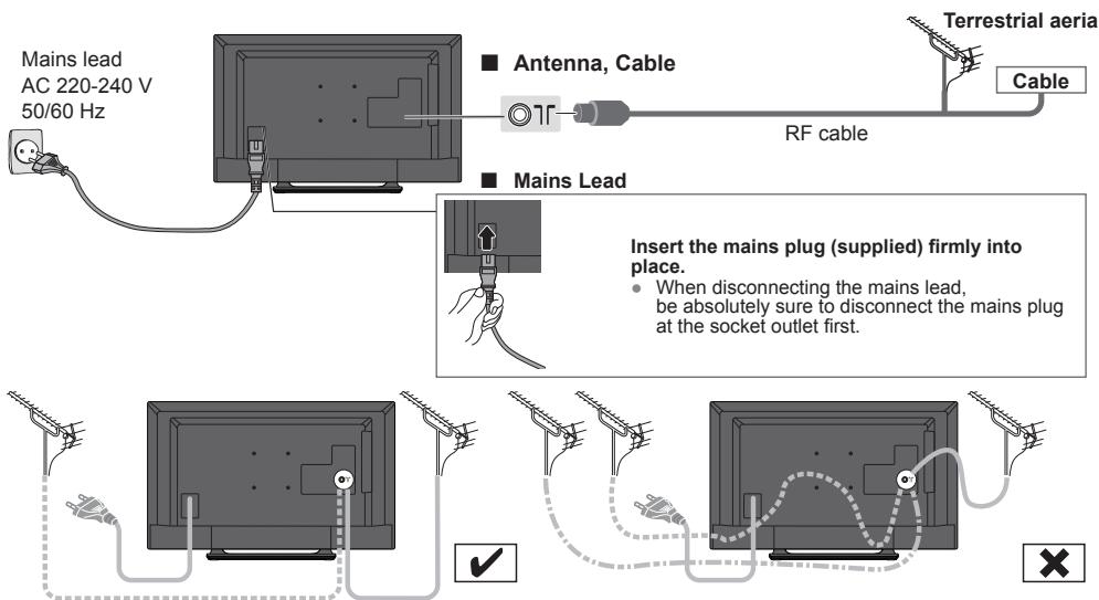 PANASONIC TX-42A400E - Connections - 1