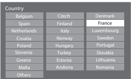 PANASONIC TX-42A400E - Select your country - 1