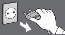 PANASONIC TX-42A400E - Manipulation de la fiche et du cordon d'alimentation - 1