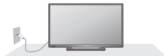 PANASONIC TX-42A400E - Handtering af stikket og ledningen - 2
