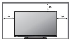 PANASONIC TX-42A400E - Blockerainte de bakreventilationshalen - 1