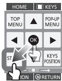 PANASONIC DMP BDT500 - Korzystanie z ekranu KEYS - 2