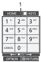 PANASONIC DMP BDT500 - Soorten KEYS-schermen - 1