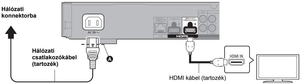 PANASONIC DMP-UB900 - LÉPÉS : TV csatlakoztatása - 1