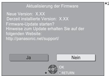 PANASONIC DMP-UB900 - Firmware-Update - 1