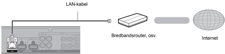 PANASONIC DMP-UB900 - LAN-kabelanslutting - 1