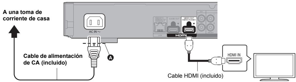 PANASONIC DMP-UB900 - PASO 1 : Conexión a un televisor - 1