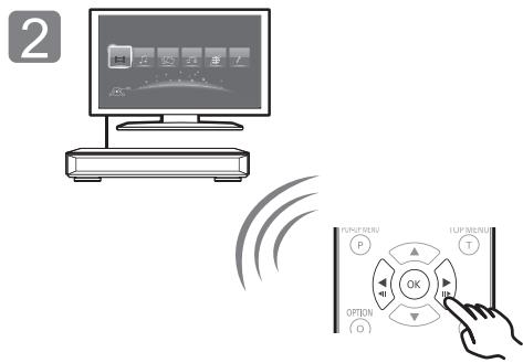 PANASONIC DMP-UB900 - LÉPÉS: Lemez lejátszása - 2