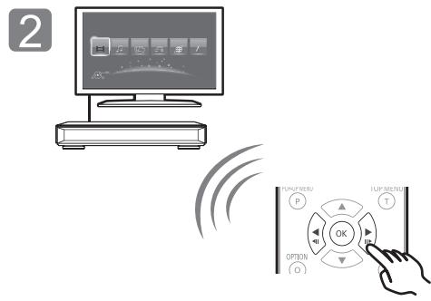 PANASONIC DMP-UB900 - KROK: Přehrávání disku - 2