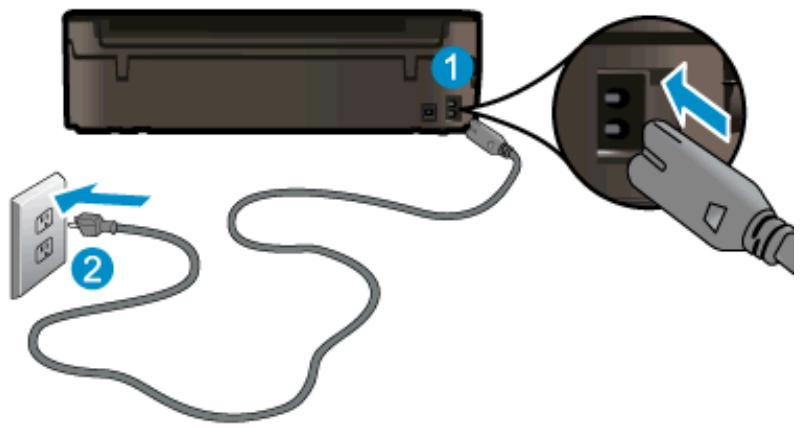 HP MULTIFONCTION JET D ENCRE ENVY 4507 - To check the power connection and reset the printer - 1