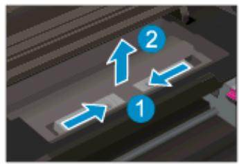 HP MULTIFONCTION JET D ENCRE ENVY 4507 - To clear a paper jam from paper path - 2