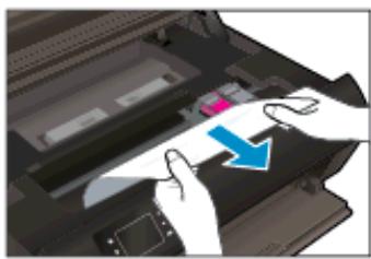 HP ENVY 5534 - To clear a paper jam from print zone - 2