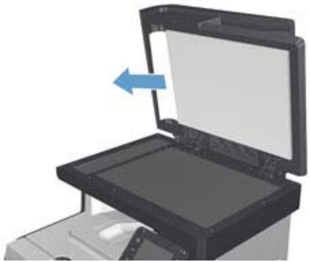 HP LASERJET PRO M476DN - Clear jams in the document feeder - 4