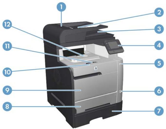 HP LASERJET PRO M476DN - Product front view - 1