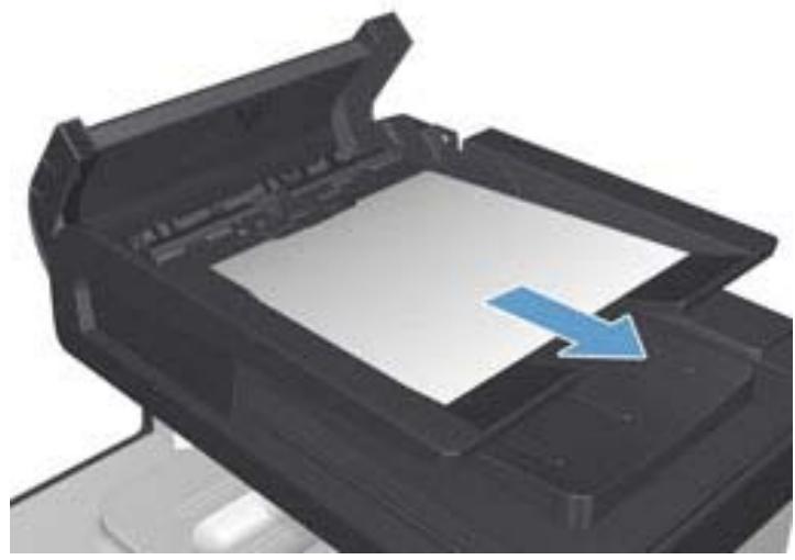 HP LASERJET PRO M476DN - Clear jams in the document feeder - 2