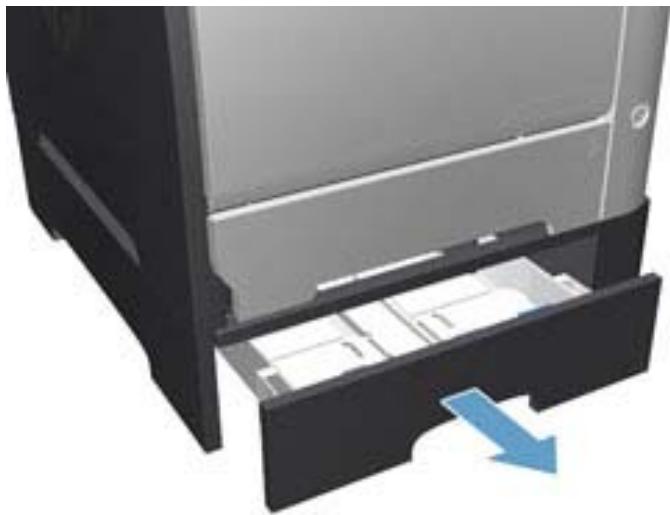 HP LASERJET PRO M476DN - Clear jams in Tray 3 - 1