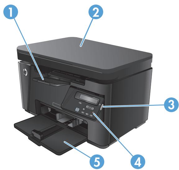HP LASERJET PRO MFP M127FN (CZ181A) - Product front view - 1