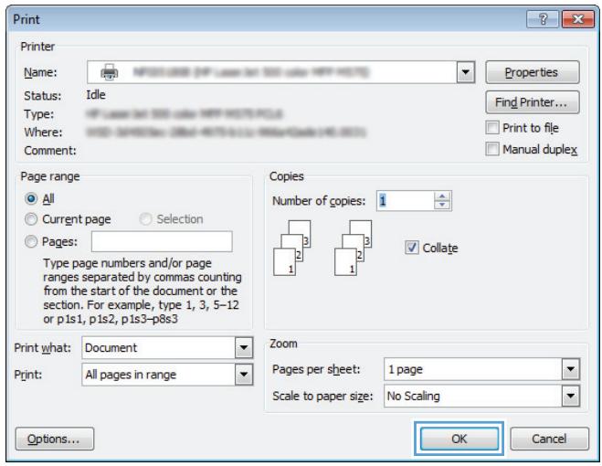 HP LASERJET PRO MFP M127FN (CZ181A) - Manually print on both sides (Windows) - 4