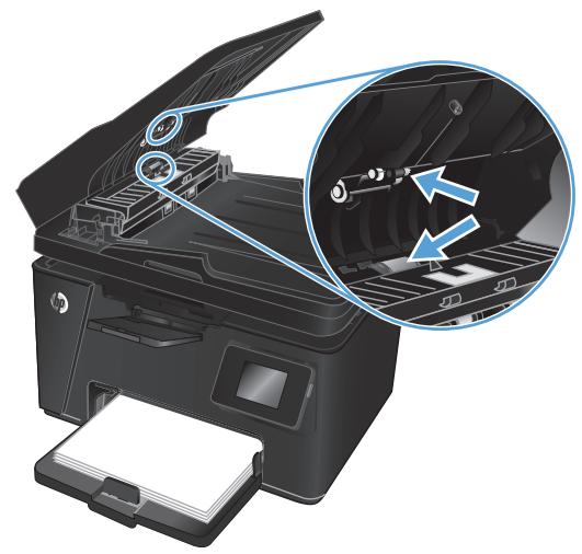HP LASERJET PRO MFP M127FN (CZ181A) - Clean the pickup rollers and separation pad in the document feeder - 2
