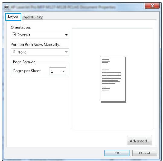 HP LASERJET PRO MFP M127FN (CZ181A) - Print multiple pages per sheet (Windows) - 2