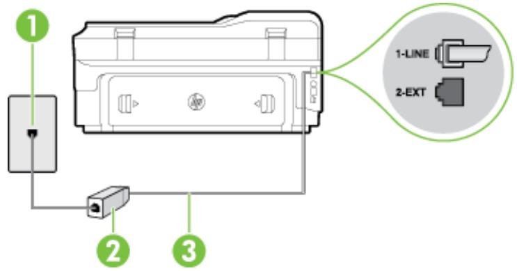HP OFFICEJET 7612 - Case B: Set up the printer with DSL - 2