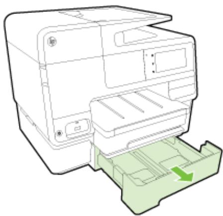 HP OFFICEJET PRO 8610 - To load paper in Tray 2 - 1