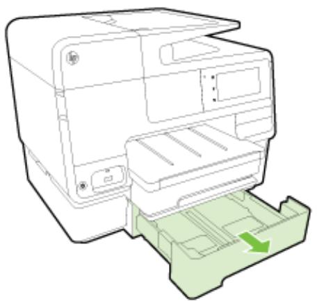 HP OFFICEJET PRO 8620 - To load paper in Tray 2 - 1