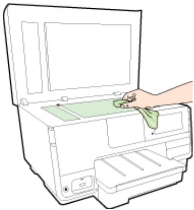 HP OFFICEJET PRO 8620 - To clean the scanner glass - 1