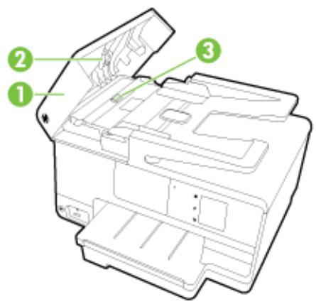 HP OFFICEJET PRO 8620 - To clean the rollers or separator pad - 1