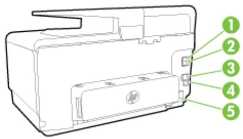 HP OFFICEJET PRO 8620 - Back view - 1