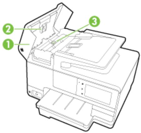 HP OFFICEJET PRO 8620 - To clean the rollers or separator pad - 2