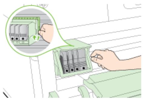 HP OFFICEJET PRO 8620 - To reinstall the printhead - 2