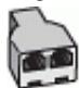 HP OFFICEJET PRO 8620 - Shared voice/fax with computer dial-up modem - 2